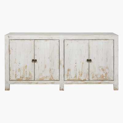 Maisons du Monde JASMIN - White Recycled Pine 4-Door Sideboard
