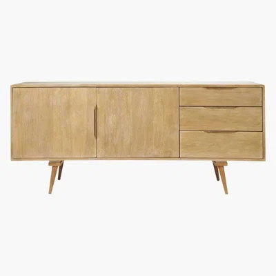 Maisons du Monde TROCADERO - Mango wood vintage long sideboard