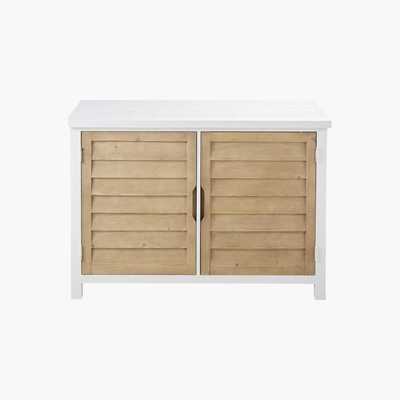 Maisons du Monde Two-Tone 2-Door Solid Spruce Sideboard Esterel