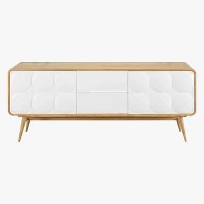 Maisons du Monde MONROE - 2-Door 2-Drawer White Dresser