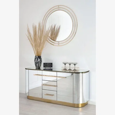 My Furniture Anastasia Sideboard with Brass Details