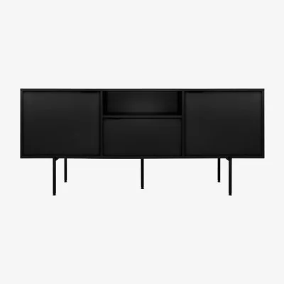 Made in Design Buffet Bau bois noir / L 180 x H 79 cm - NOO.MA