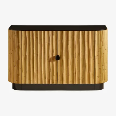 Made in Design Riviera Dresser cane & fibres black / W 120 x H 75 cm - Maison Sarah Lavoine