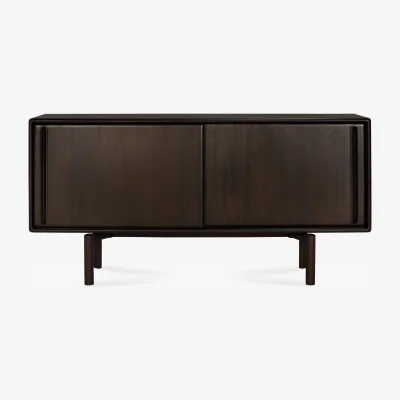 Nordic Nest Ethnicraft Flow sideboard Rose brown mahogany 168x82 cm