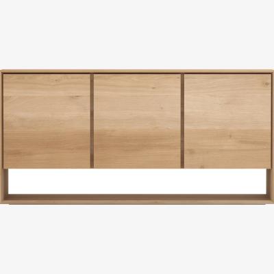 Nordic Nest Ethnicraft Nordic sideboard Wax oiled oak 3 doors