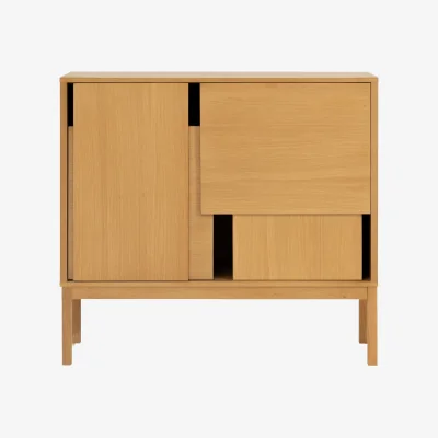 Nordic Nest Design House Stockholm Layer sideboard Oak 120x110 with legs