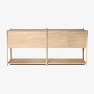 Nordic Nest Gejst Sceene bookcase H Light  oak