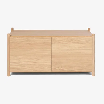 Nordic Nest Gejst Sceene bookcase G Light  oak
