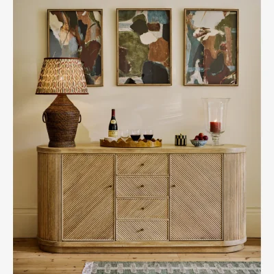 OKA OKA, Arundo Sideboard - Weathered Oak, Sideboard