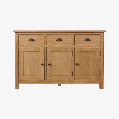 Oak&More Noah 3 Drawer 3 Door Sideboard