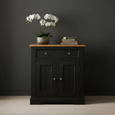 Oak&More Charlton Oak and Black Painted Hallway Sideboard