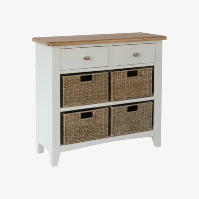 Oak&More Arlia 2 Drawer 4 Basket Unit