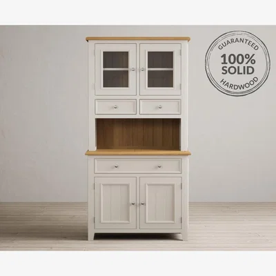 Oak&More Weymouth Oak and Soft White Painted Small dresser