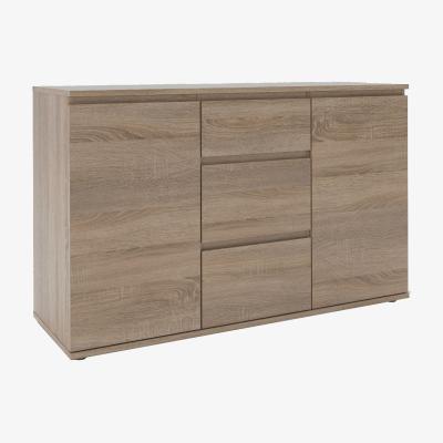 Oak&More Star 3 Drawer 2 Door Sideboard in Truffle Oak