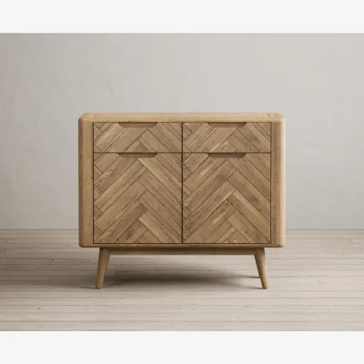 Oak&More Parven Solid Oak Small Sideboard