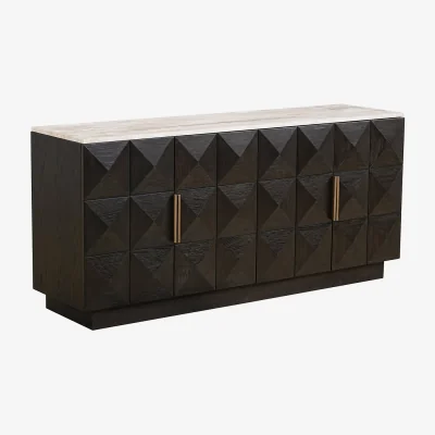Olivia's Richmond Interiors Claremont 4 Door Brown Sideboard