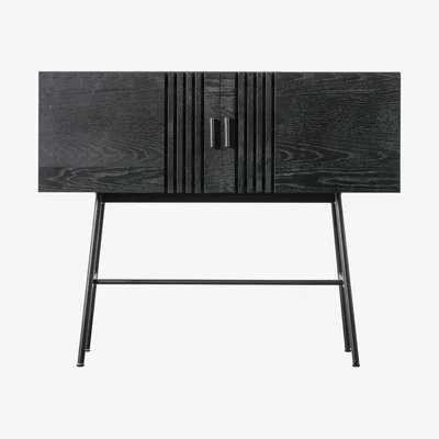 Olivia's Gallery Interiors Holsen 2 Door Sideboard in Black