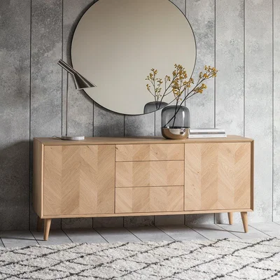 Olivia's Gallery Interiors Milano 2 Door/ 3 Drawer Sideboard