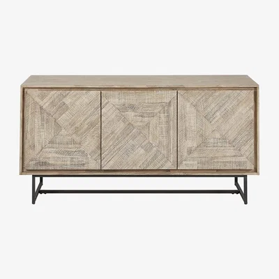 Olivia's Olivia's Martha Acacia Wood 3 Door Sideboard