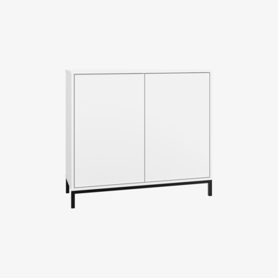 Out & Out Original Vola White Sideboard - 2 Doors - 90cm