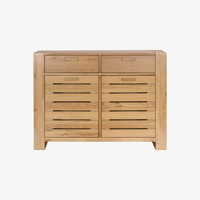 Out & Out Original Bali – Rustic Oak Sideboard – 120cm