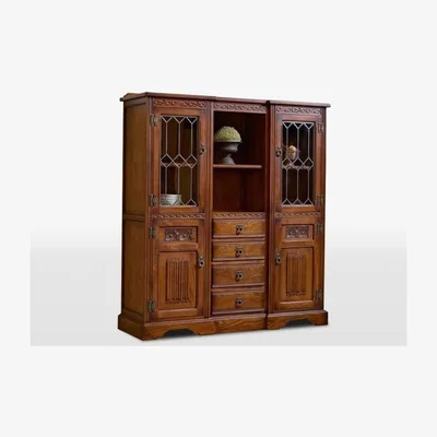 Downtown Wood Bros Old Charm Tall Recessed Sideboard (Oc2730)