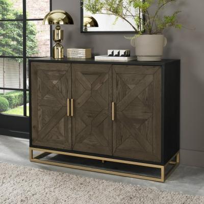 Downtown Vancouver Fumed Oak Narrow Sideboard