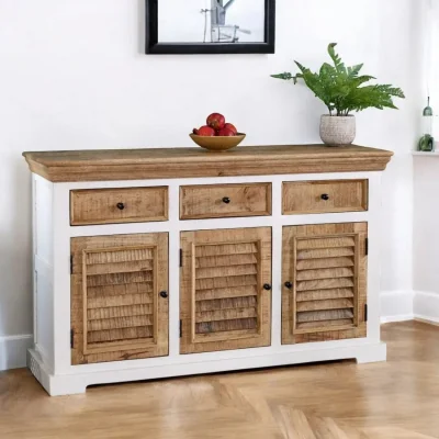OAT Home Doonbeg Wooden 3 Drawers & 3 Doors 140cm Sideboard