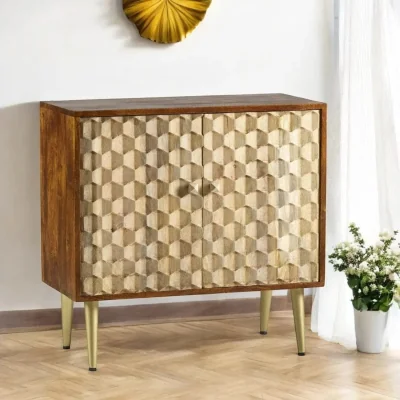 OAT Home Ennis Wooden 2 Doors 85 cm Sideboard