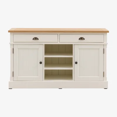 Perch and Parrow Harvest 2 Drawer Sideboard in White