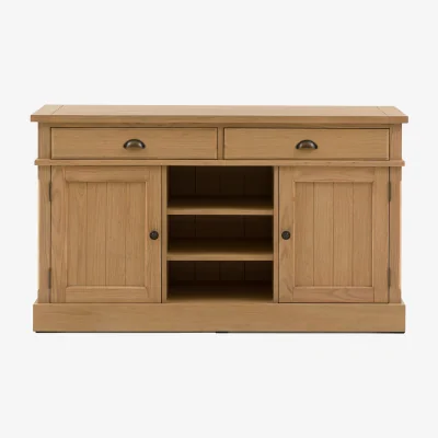 Perch and Parrow Harvest 2 Drawer Sideboard in Natural