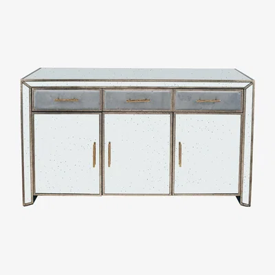 Pagazzi Brindisi Antique Metal & Mirror Sideboard