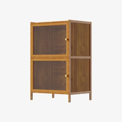 The Range 2-Tier Multi-Purpose Storage Unit - Wood