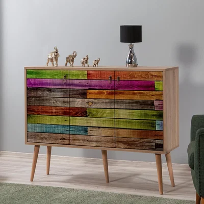 The Range Mega Colours Oak Sideboard - Oak