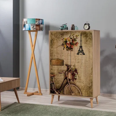 The Range Oak Eiffel Sideboard with Solid Wooden Legs - Oak