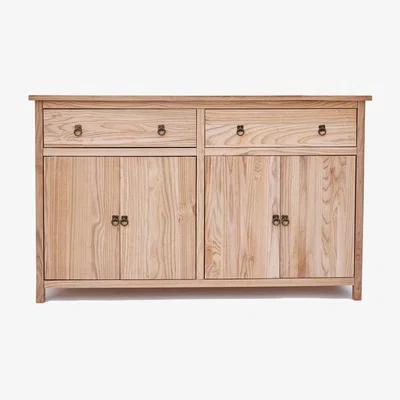 The Range Montese 2 Drawer 4 Door Sideboard - Brown / Ring