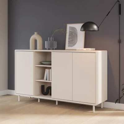 The Range Playly 3 Door Sideboard in Sand - Sand
