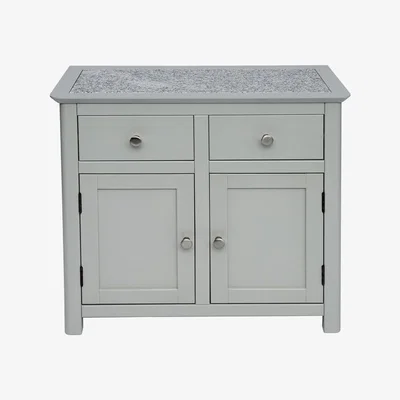 The Range Perth 2 Door 2 Drawer Sideboard With Stone Inset