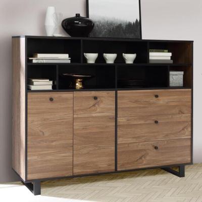 The Range Sewill Large Display Sideboard - Brown