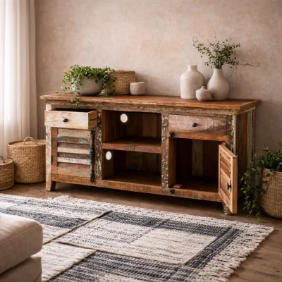 The Range Seattle Reclaimed Wood Media Sideboard