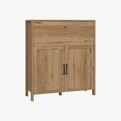 The Range Malte Brun Bar Chest - Waterford Oak