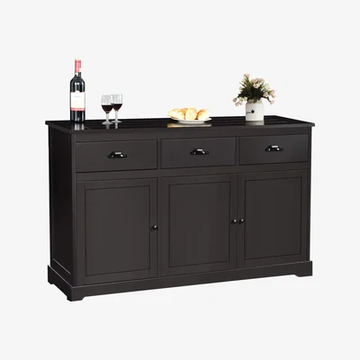 The Range Buffet Sideboard with Cabinets - Brown