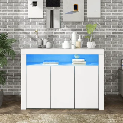 The Range High Gloss Sideboard Buffet Unit