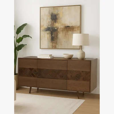 The Range Salvar Oak and Elm Wood Sideboard