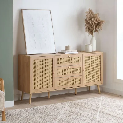 The Range Croxley 2 Door 3 Drawer Sideboard - Oak