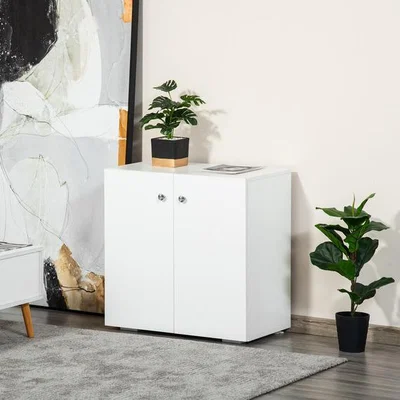 The Range Wooden Storage Cabinet - White