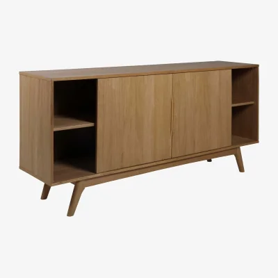 The Range Mossbloom Oak 2-Door 4-Drawer Sideboard 1800mm - Natural