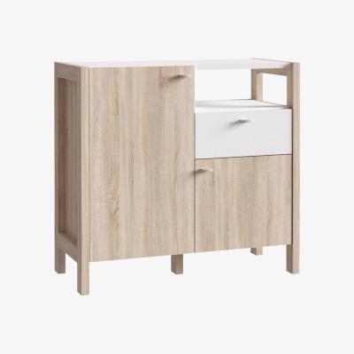 The Range Hoyvik 2 Door 1 Drawer Sideboard - Brown