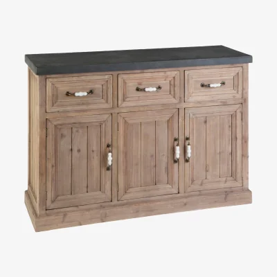 The Range Pompeii Wooden Sideboard - Brown