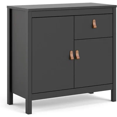 The Range Barcelona 2-Door 1-Drawer Sideboard - Black